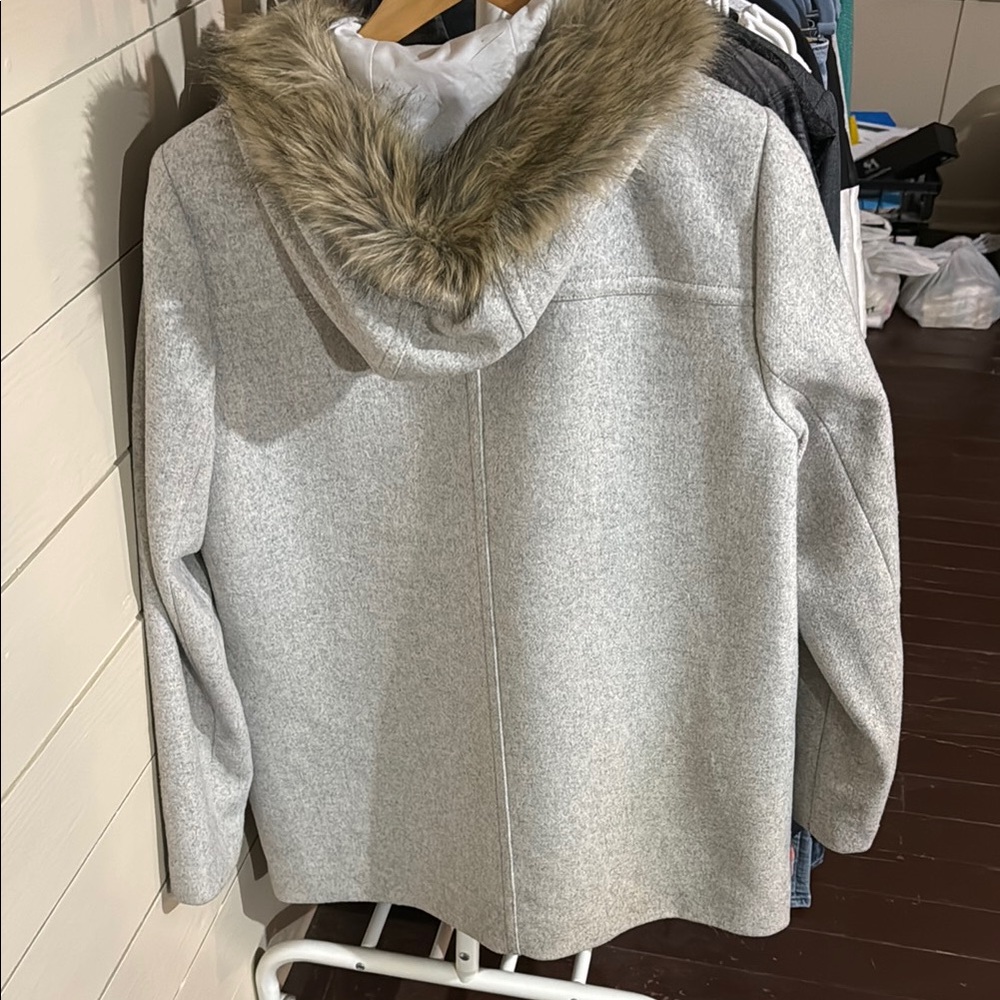 J. Crew Gray Pea Coat - Picture 4 of 10